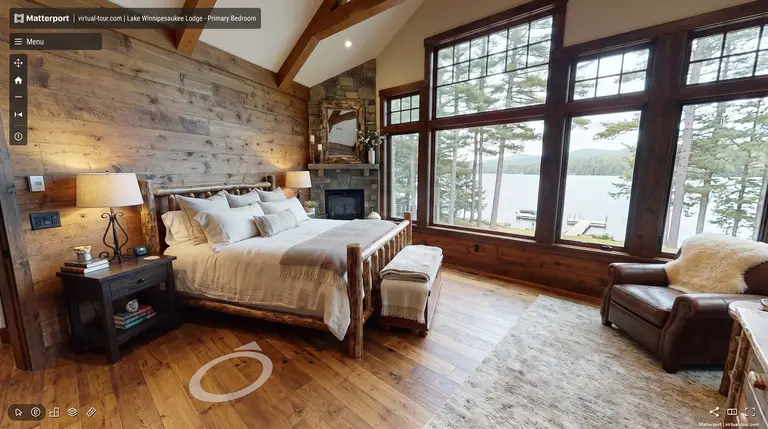 Matterport walkthrough view of a primary bedroom